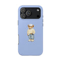 BLUE RL TEDDY BEAR SPORTY POLO PHONE CASE