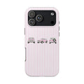 PINK STRIPES PINK VINTAGE BRONCO PHONE CASE