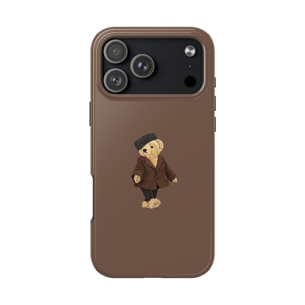 BROWN RL UPTOWN TEDDY BEAR PHONE CASE