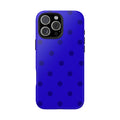 ROYAL BLUE POLKA DOTS PHONE CASE