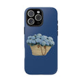 BLUE FLORAL FARMER'S MARKET BASKET PHONE CASE