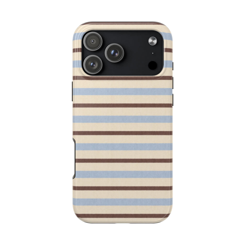 HONEY BROWN STRIPES PHONE CASE