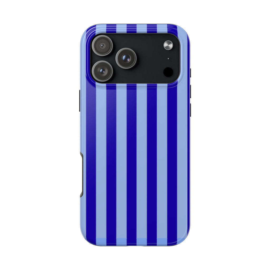 ROYAL BLUE STRIPES PHONE CASE