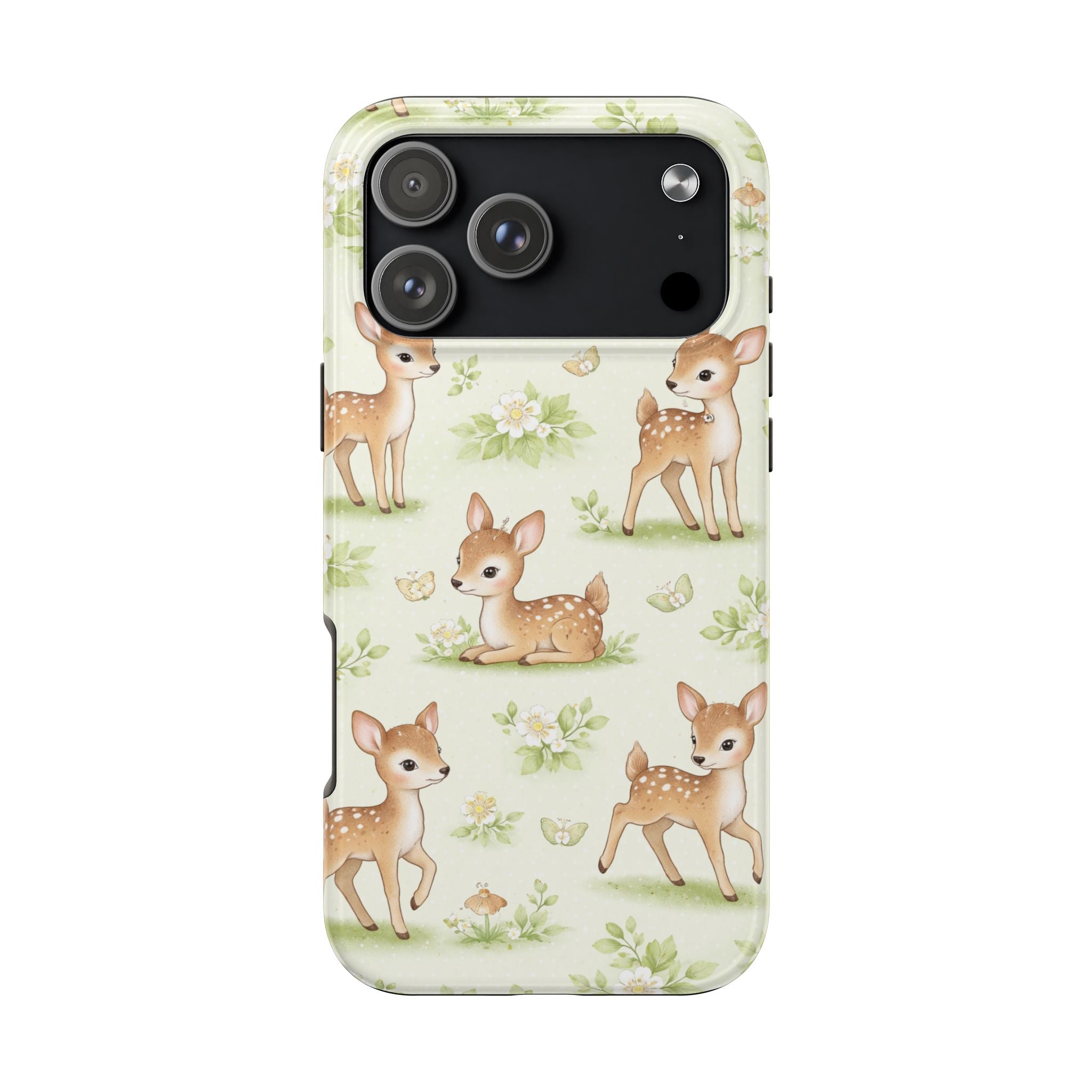 LIGHT GREEN COQUETTE DEER PHONE CASE