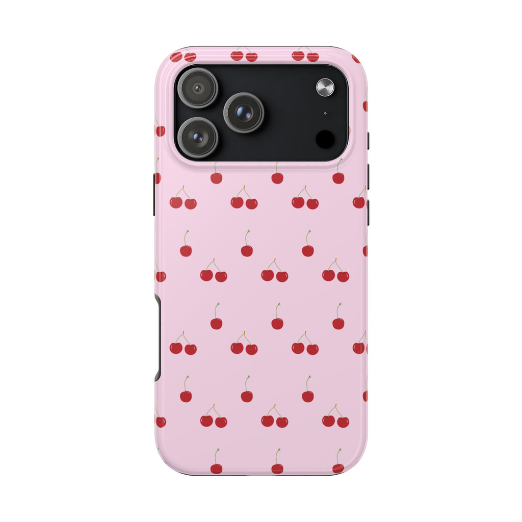 BABY PINK CHERRY PHONE CASE