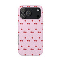 BABY PINK CHERRY PHONE CASE