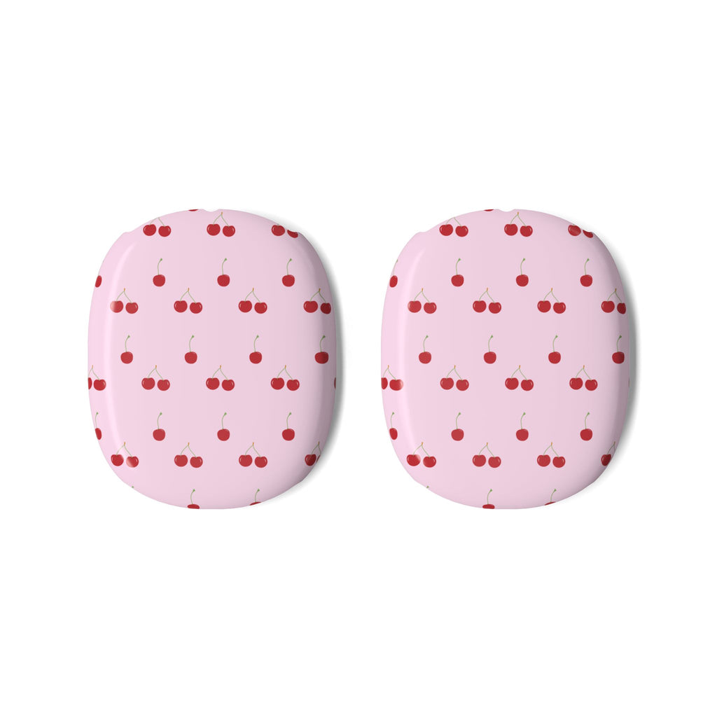 BABY PINK CHERRY AIRPODS MAX CASE COVERS