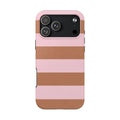 PINK TRUFFLE STRIPES PHONE CASE