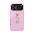 PINK GOLF CLUB RL GIRL TEDDY BEAR PHONE CASE