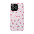 PERSONALIZED NAME CUSTOM ROSEBUDS PHONE CASE