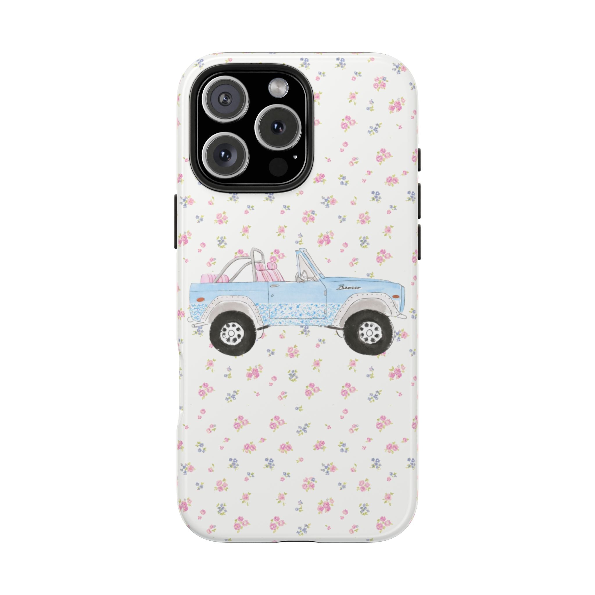 DITSY FLORAL BLUE VINTAGE BRONCO PHONE CASE
