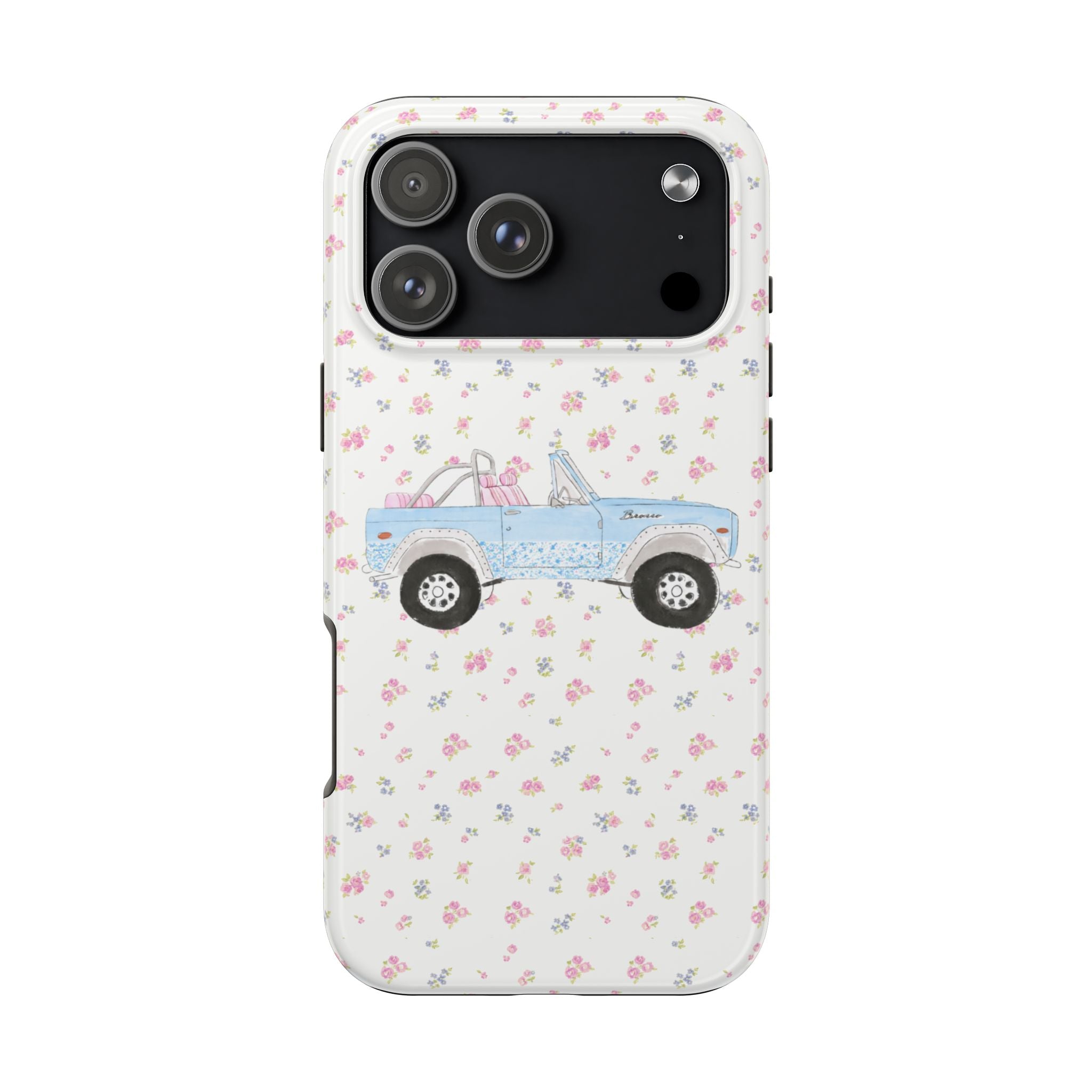 DITSY FLORAL BLUE VINTAGE BRONCO PHONE CASE