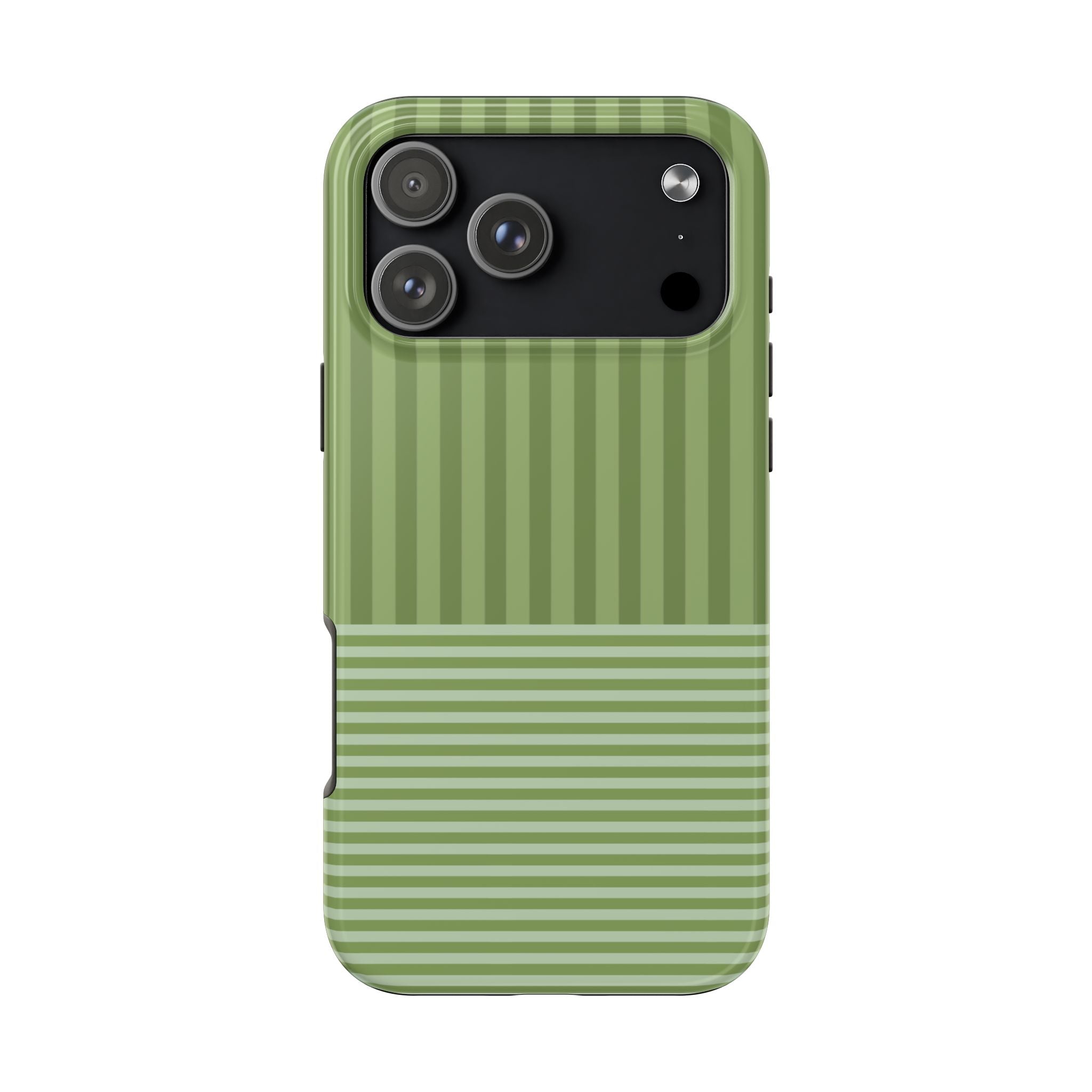 PARLOR STRIPES GREEN PHONE CASE