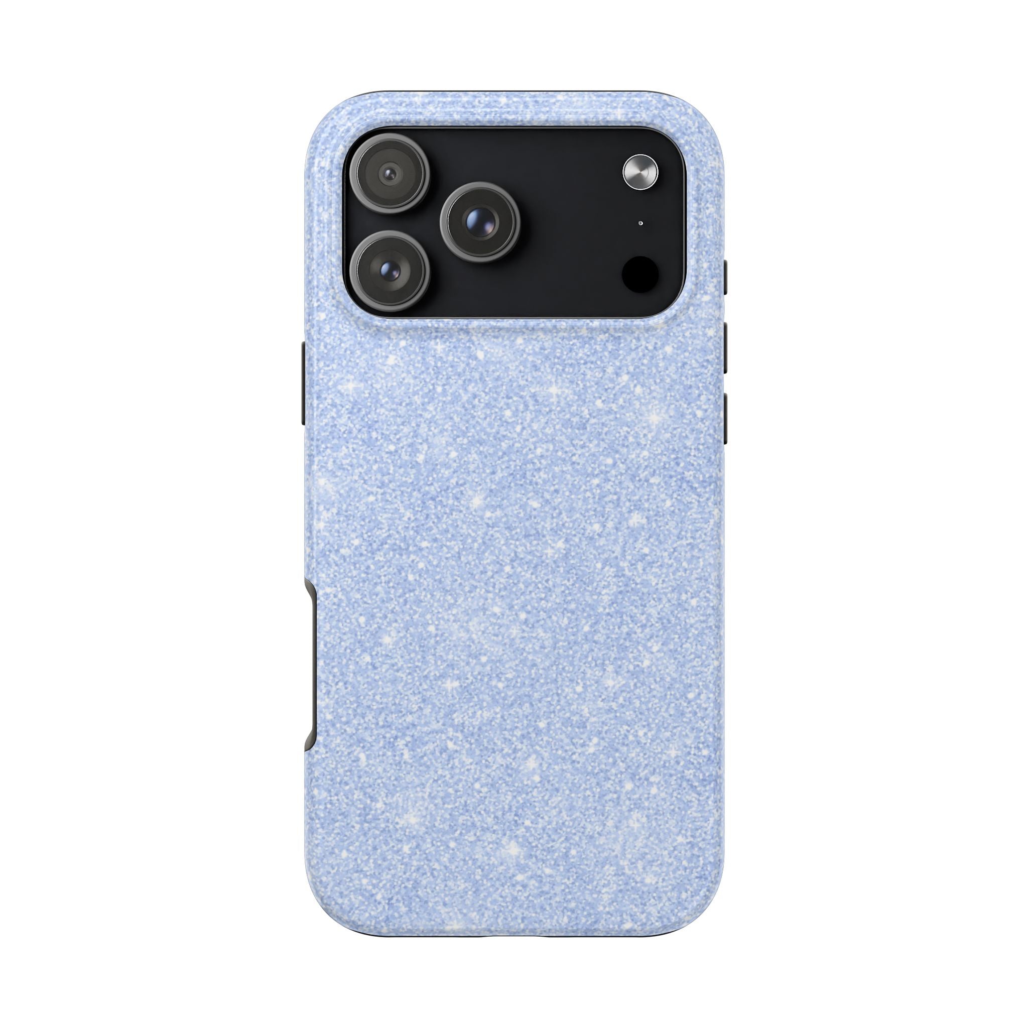 BABY BLUE GALAXY SPARKLE PHONE CASE