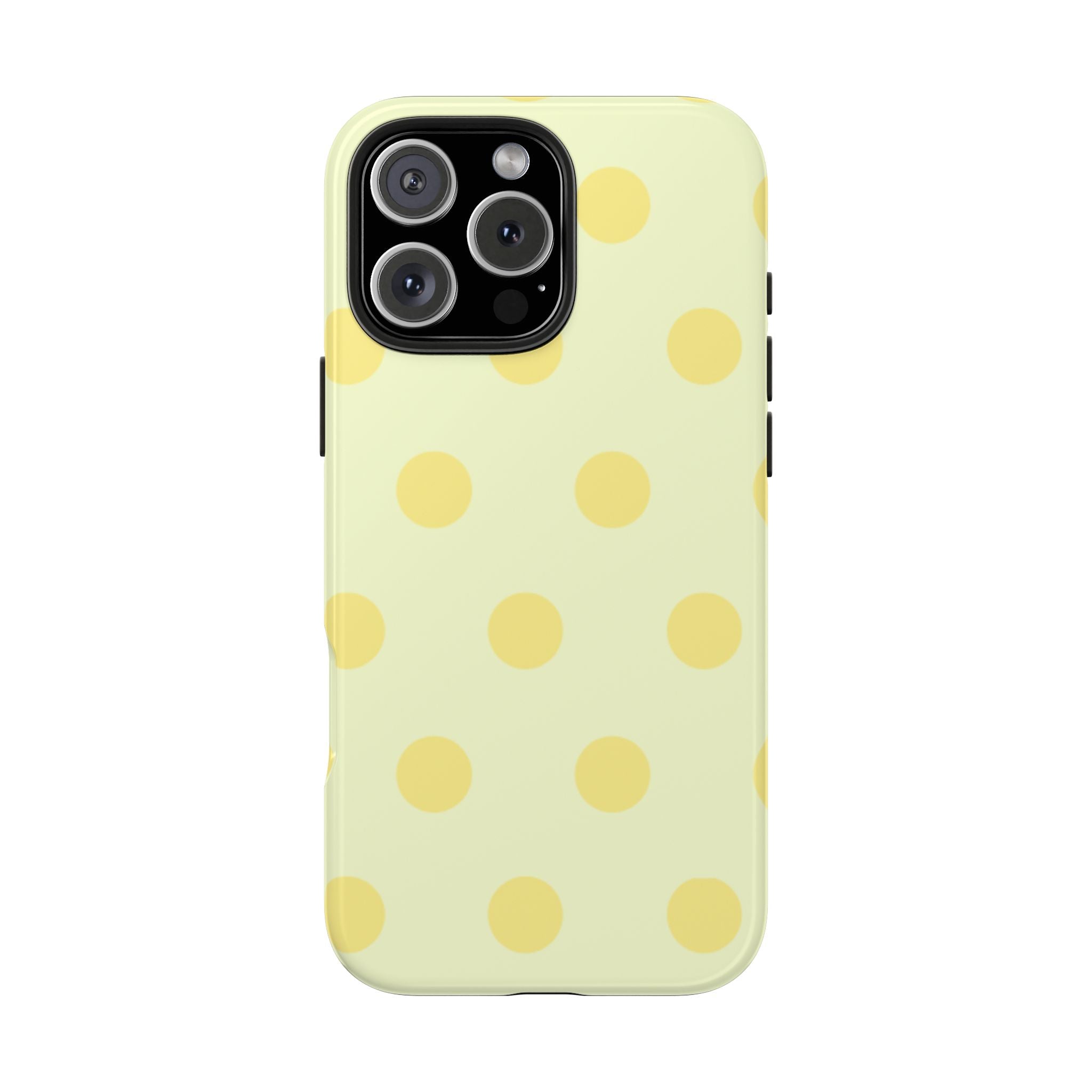 LEMON XL POLKA DOTS PHONE CASE