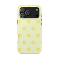 LEMON XL POLKA DOTS PHONE CASE