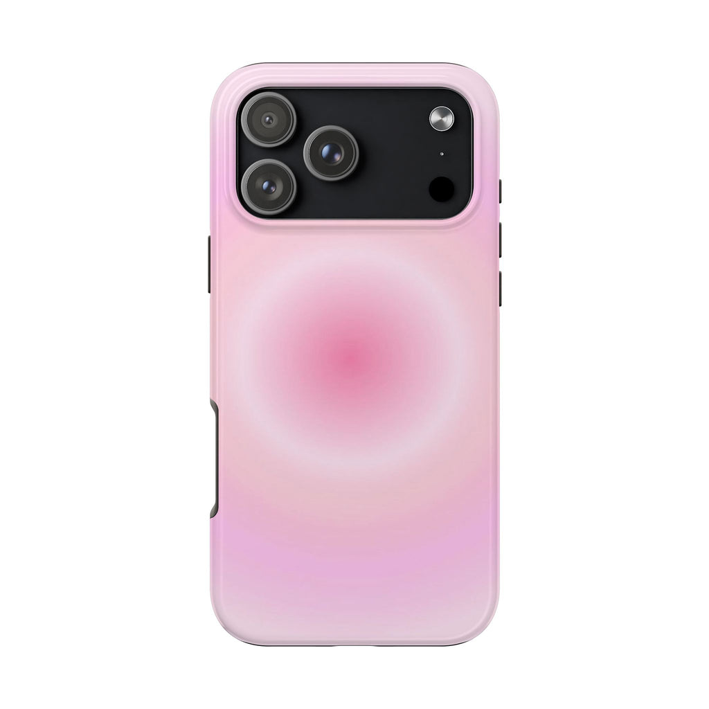 BRIGHT PINK AURA PHONE CASE