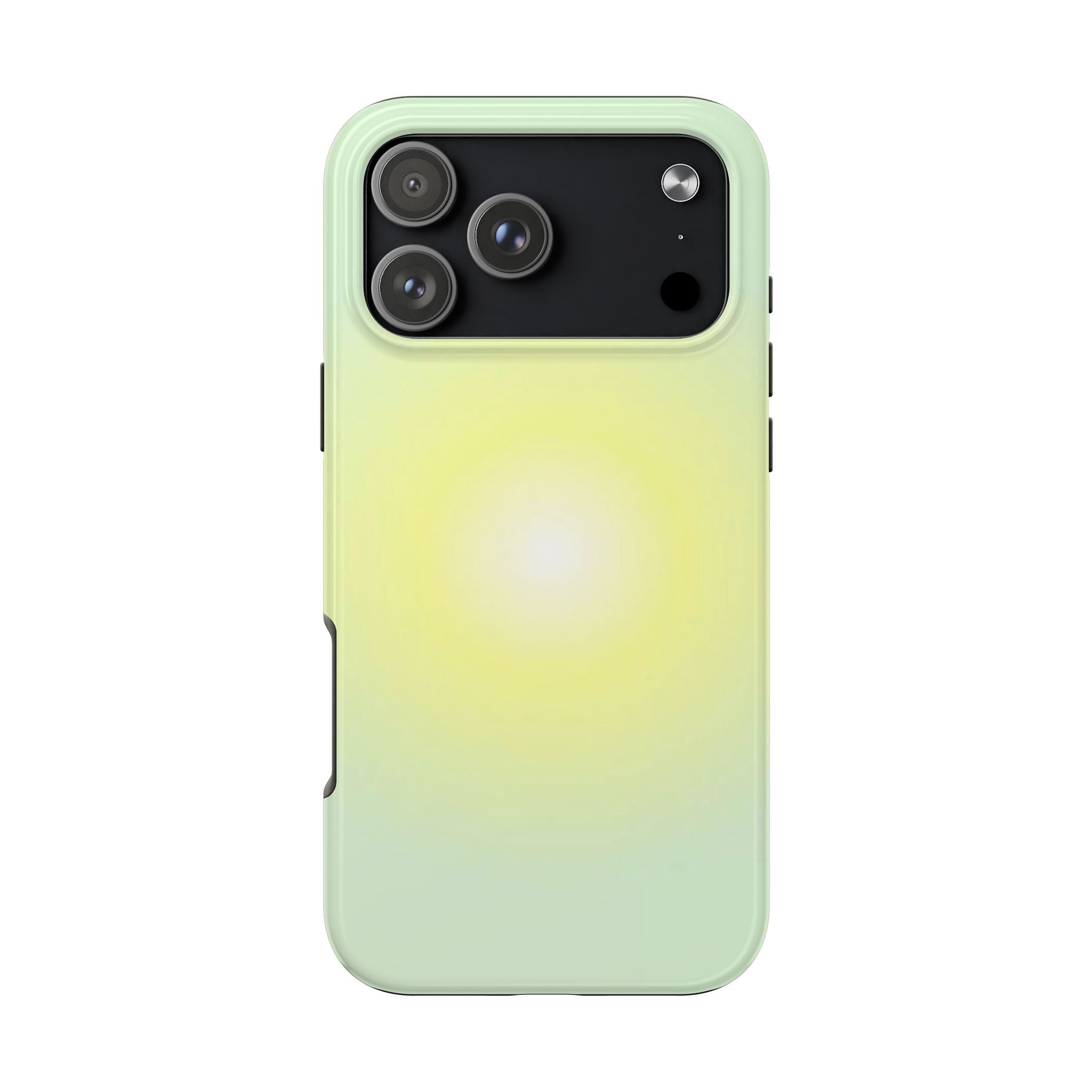 GREEN YELLOW AURA PHONE CASE