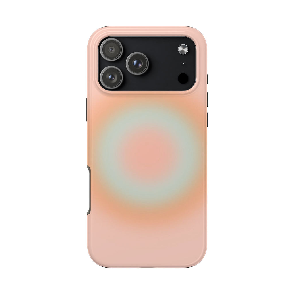 ORANGE TEAL AURA PHONE CASE