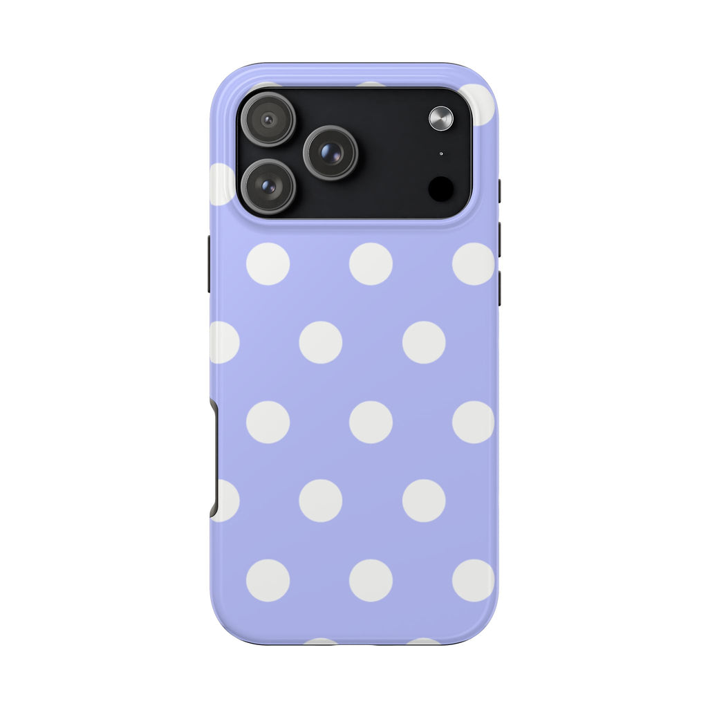 POPPY BLUE POLKA DOTS PHONE CASE