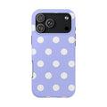POPPY BLUE POLKA DOTS PHONE CASE