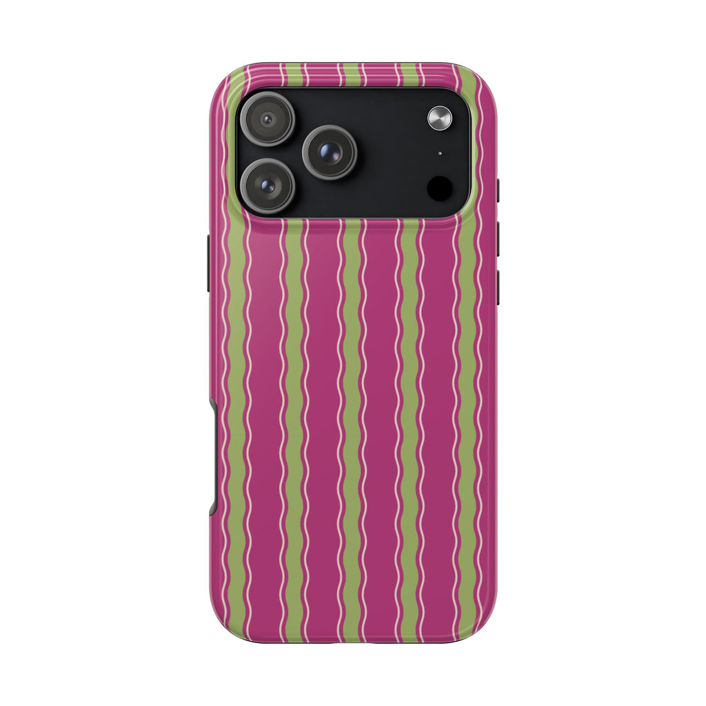 CRINKLE STRIPES PHONE CASE