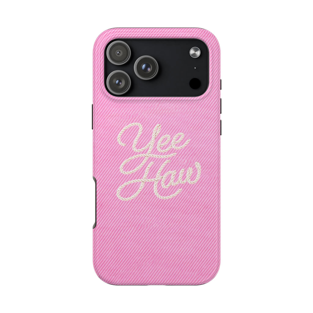 PINK DENIM YEE HAW COUNTRY PHONE CASE