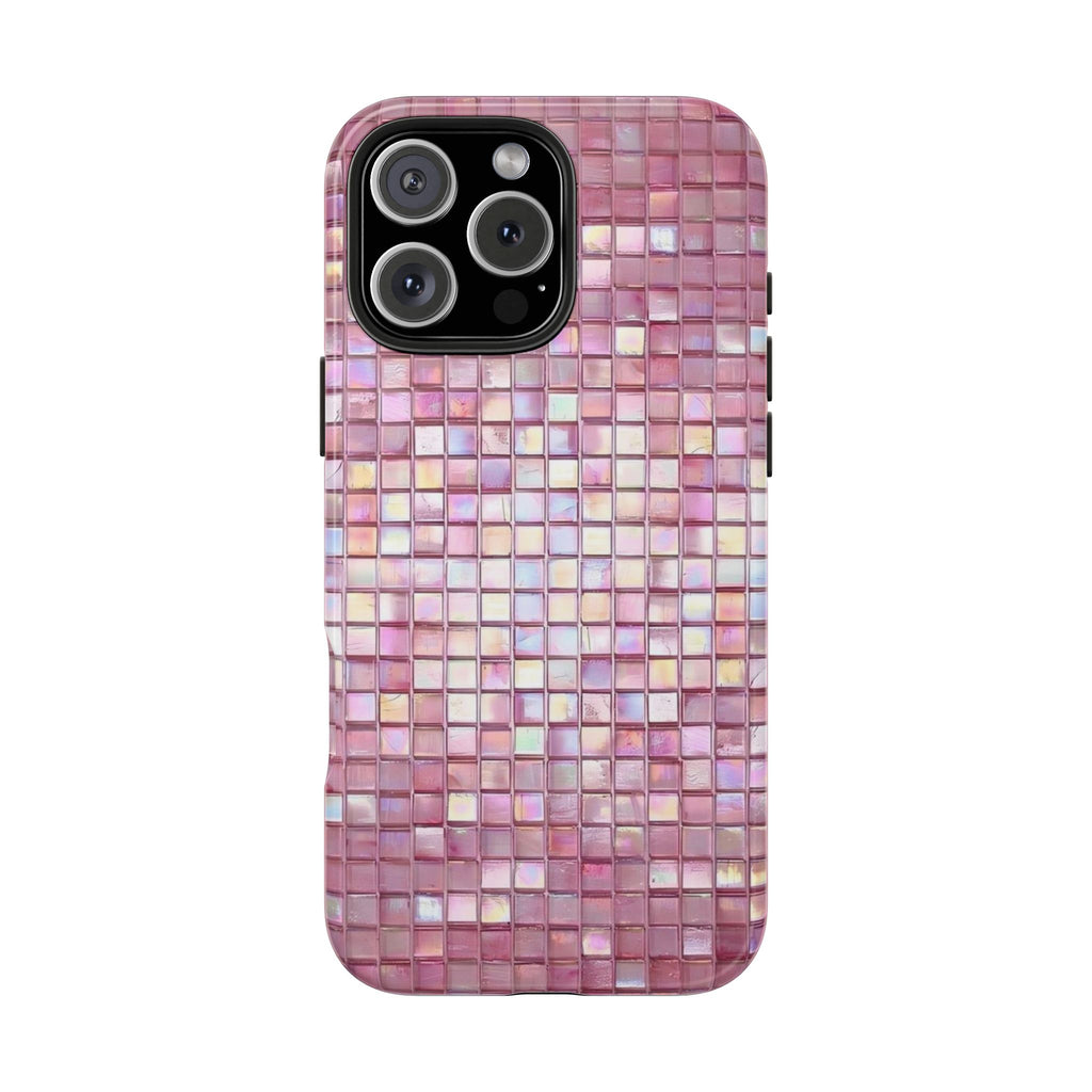 PINK MOSAIC PHONE CASE