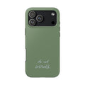 DO NOT DISTURB ARMY GREEN PHONE CASE
