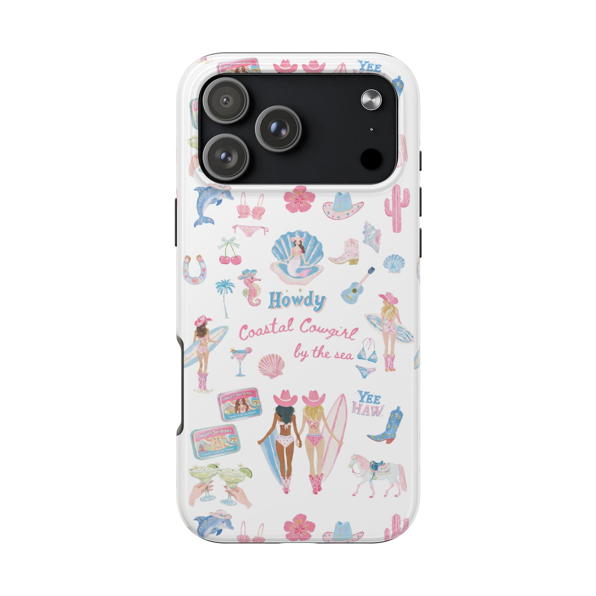 COWGIRL BY THE SEA PHONE CASE
