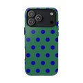 EVERGREEN POLKA DOTS PHONE CASE