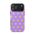 VIOLET HONEY POLKA DOTS PHONE CASE