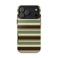 COUNTRY OLIVE STRIPES PHONE CASE