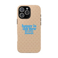 CAPPUCCINO HEARTS POLKA DOTS HAPPY IS THE NEW RICH PHONE CASE