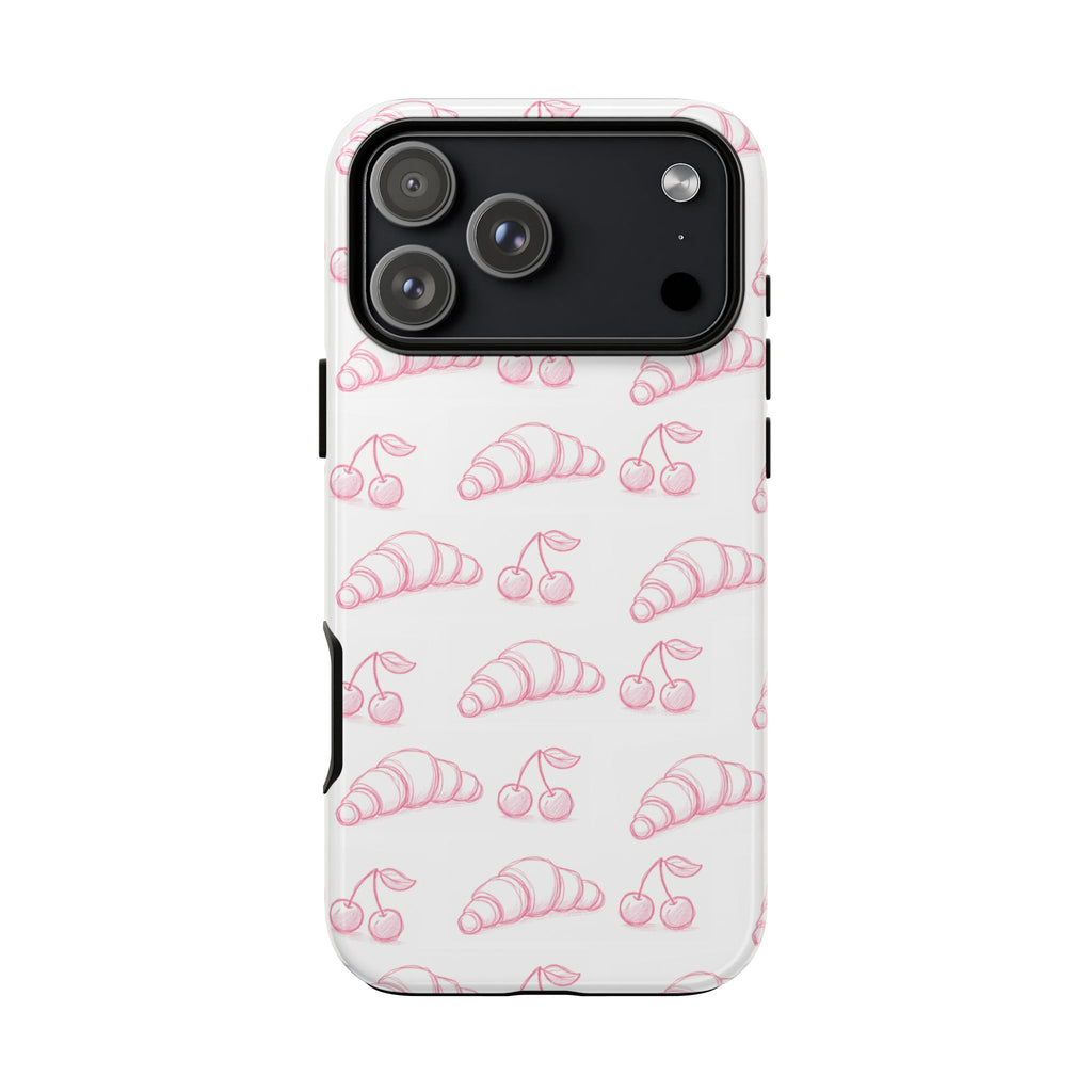 LIMITED EDITION CHERRY CROISSANT PHONE CASE