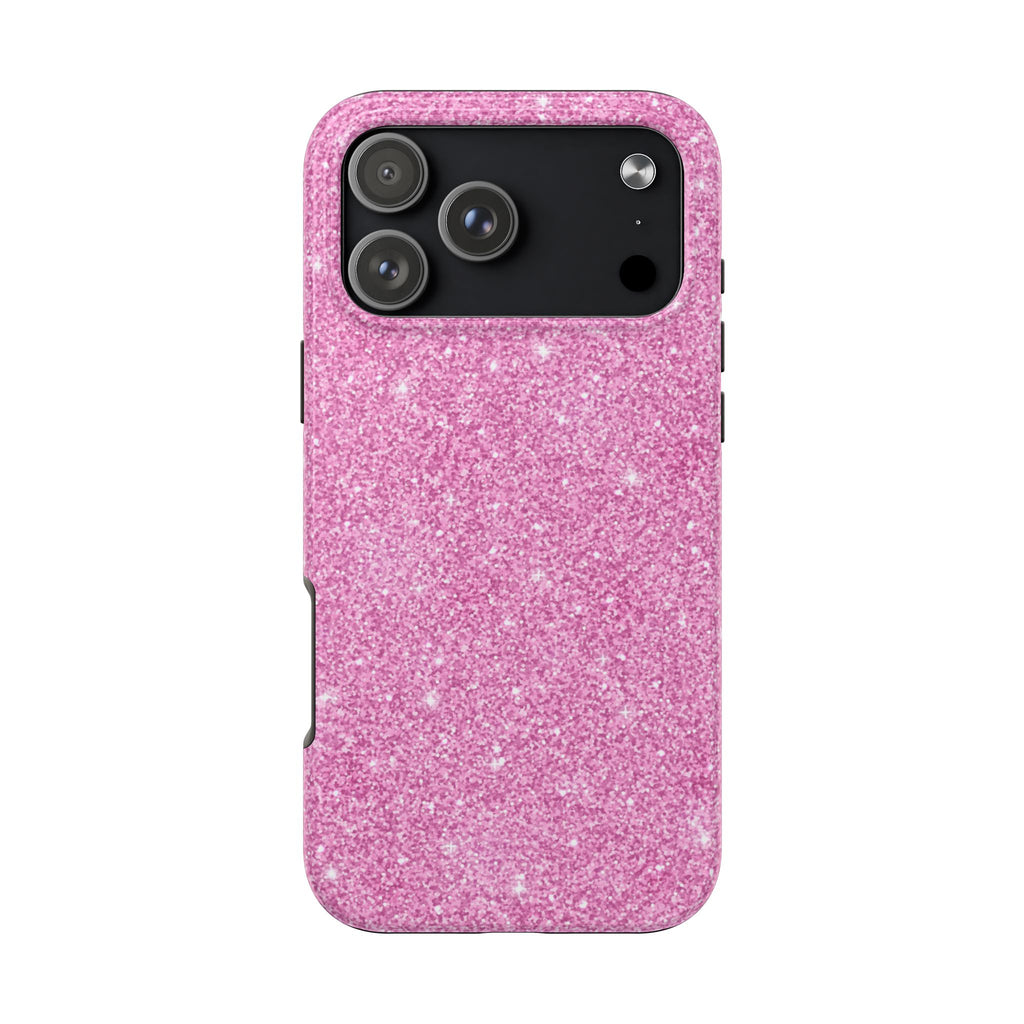 PINK GLITTER PHONE CASE