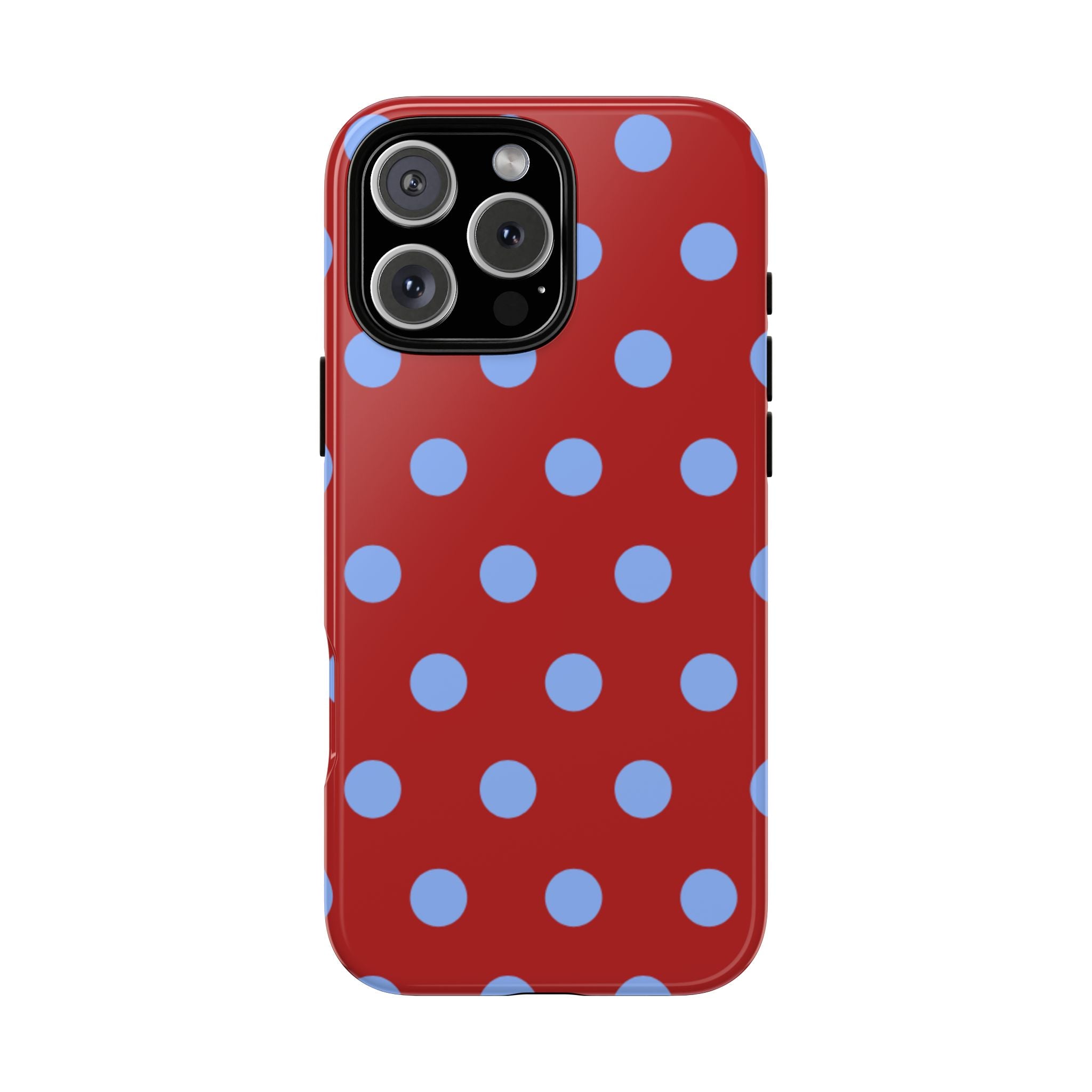 MONACO ROUGE POLKA DOTS PHONE CASE