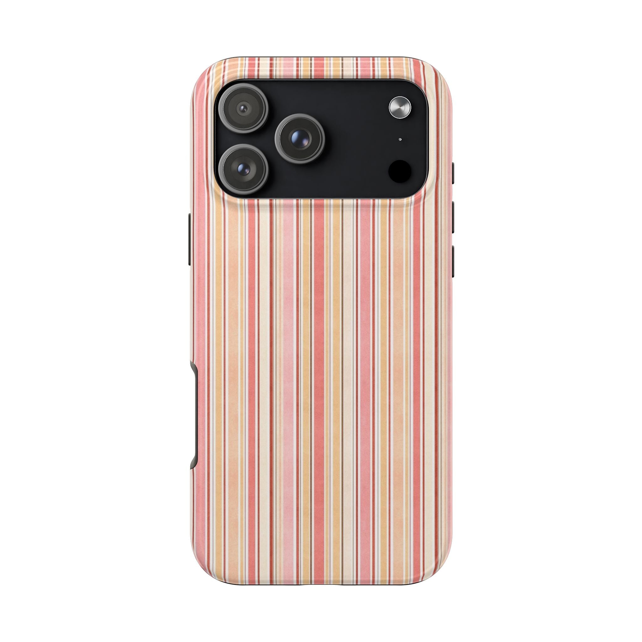 SIENNA ORANGE STRIPES PHONE CASE