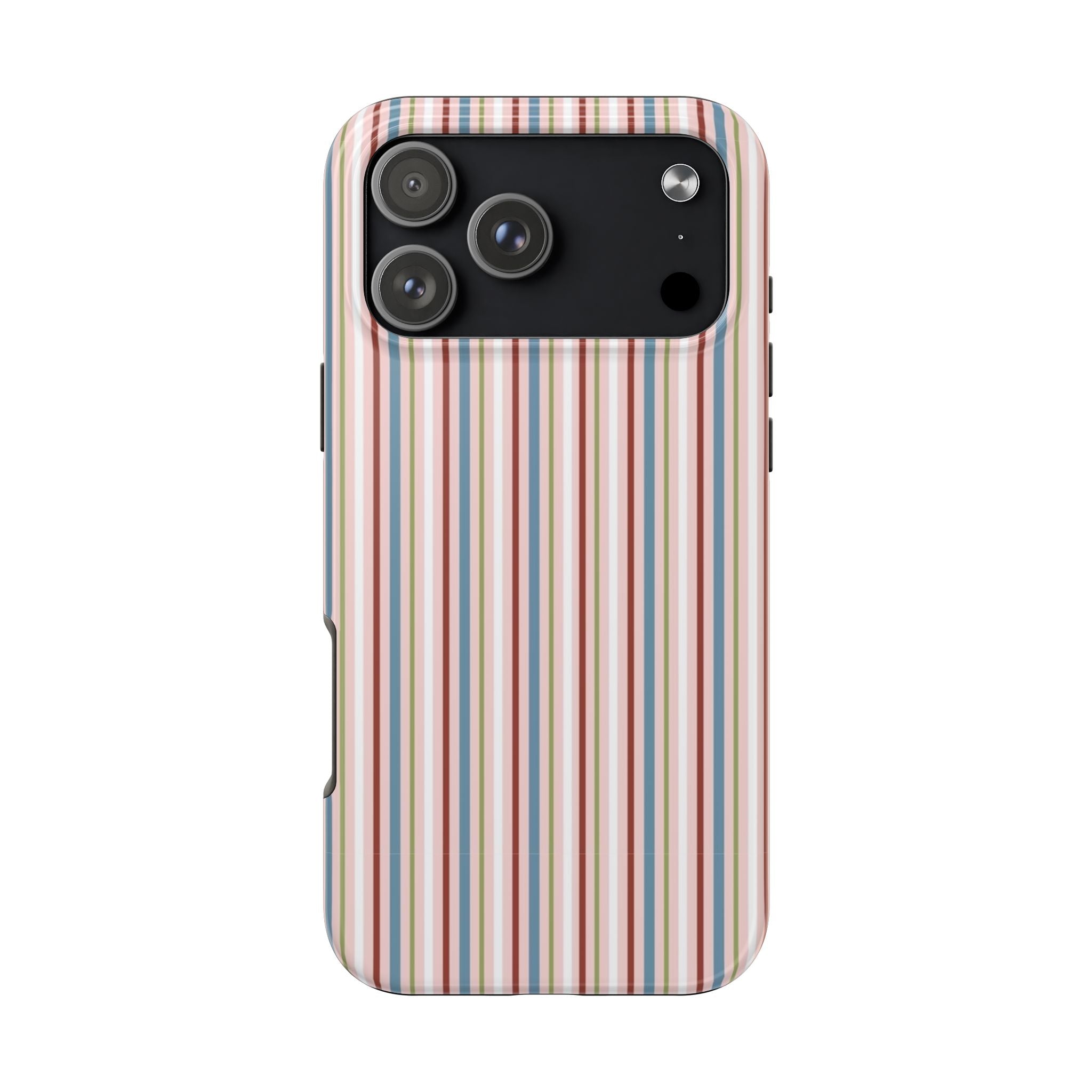 CRANBERRY SPRITZ STRIPES PHONE CASE