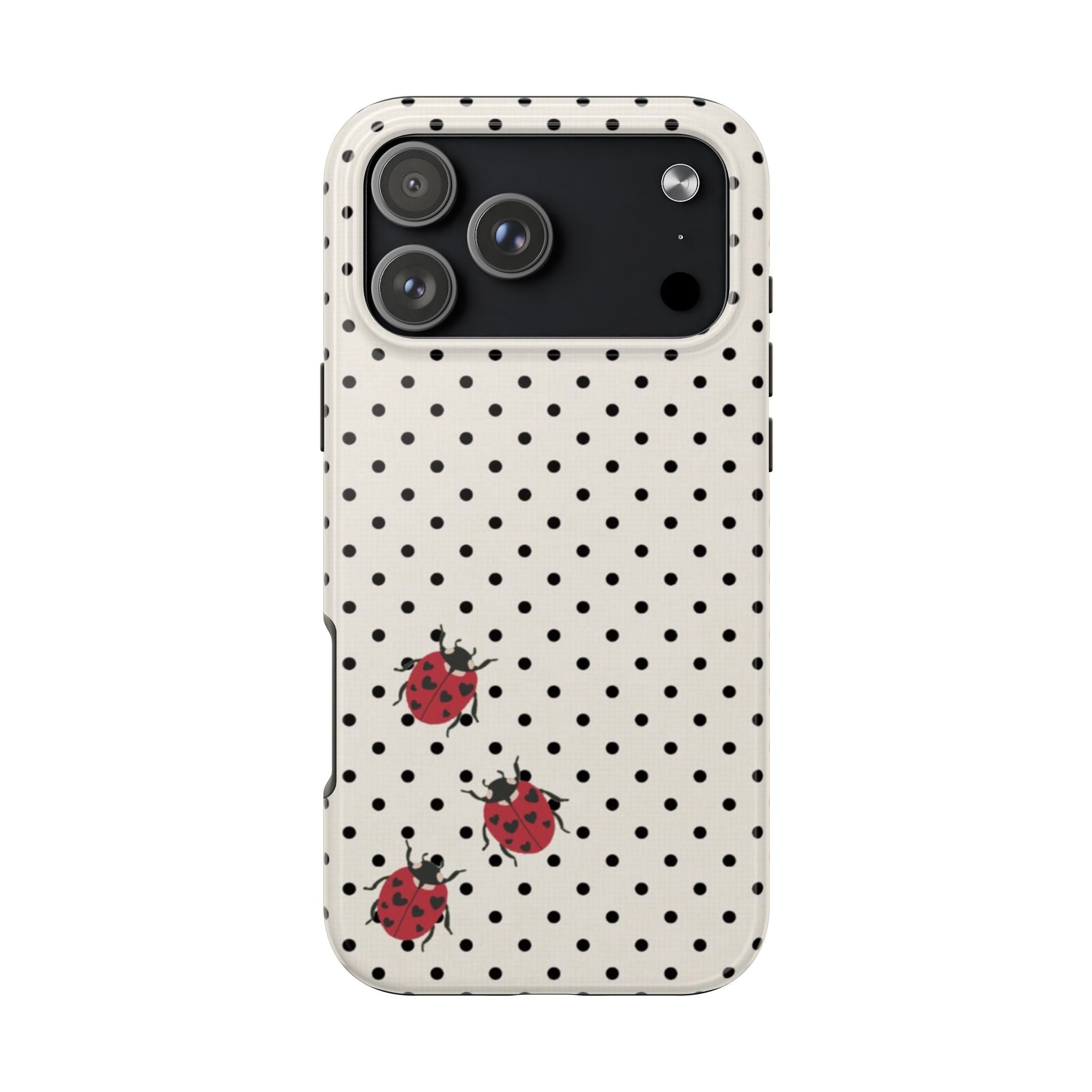 POLKA DOTS LADYBUGS COQUETTE PHONE CASE