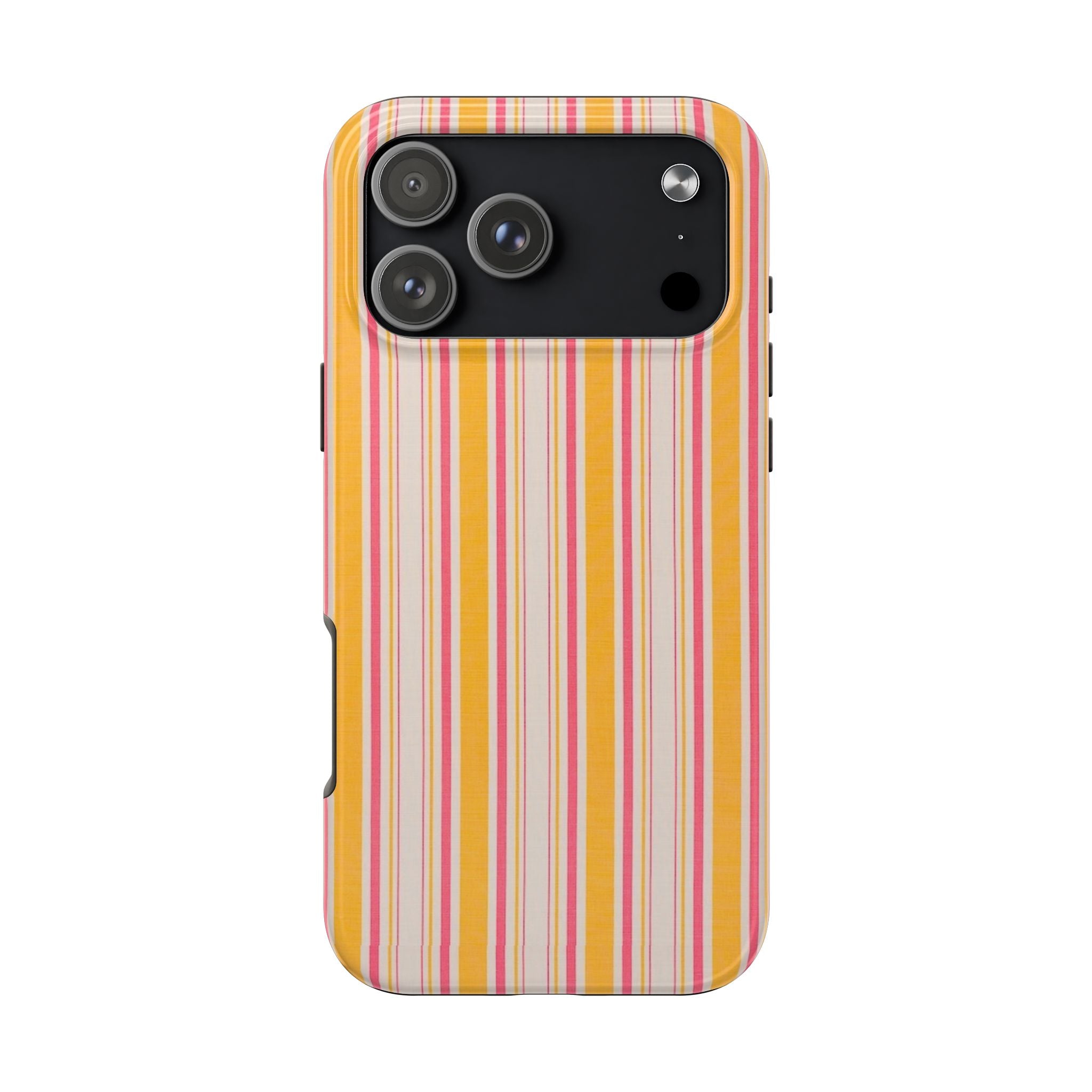 ORANGE CRUSH STRIPES PHONE CASE
