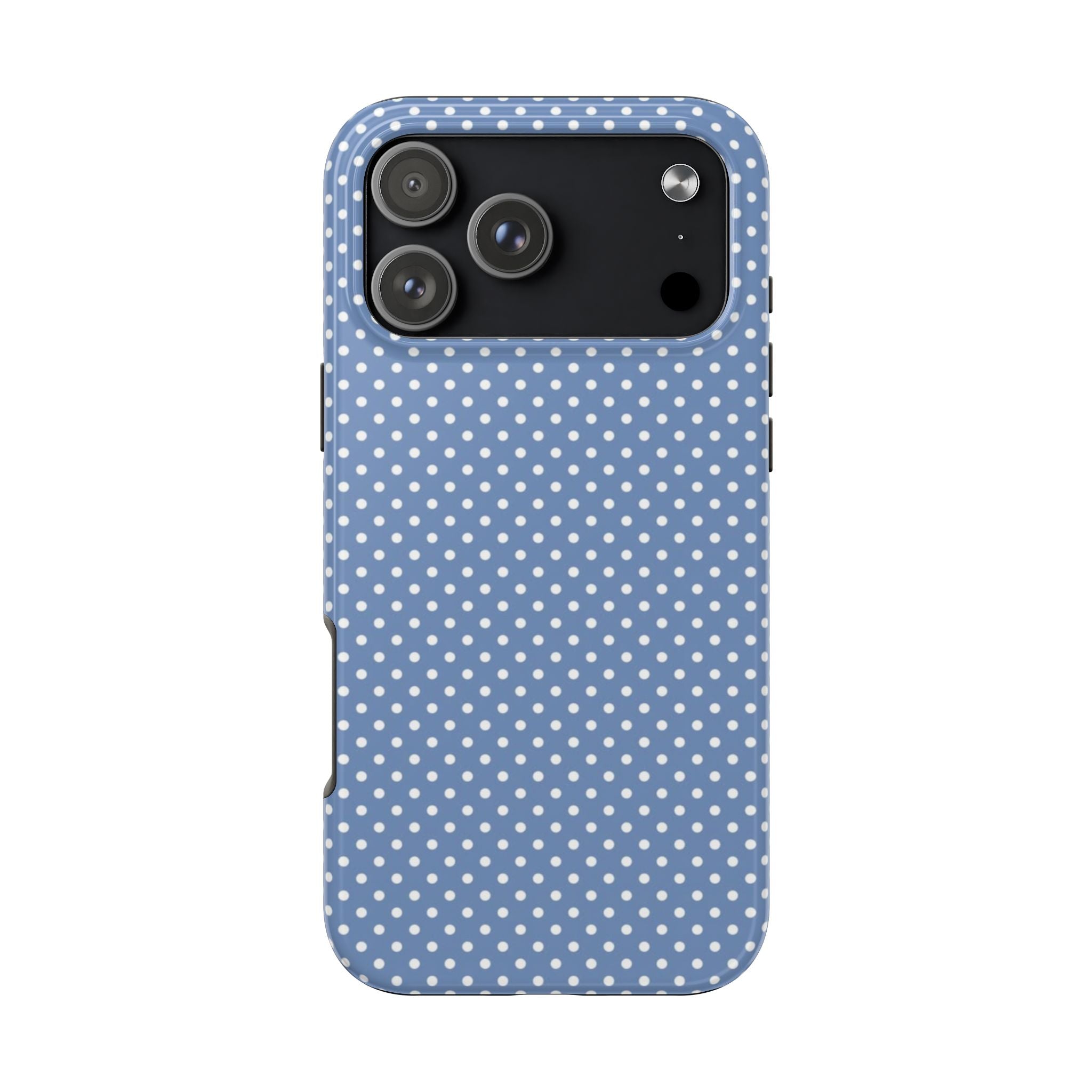 GLACIER BLUE MINI POLKA DOTS PHONE CASE