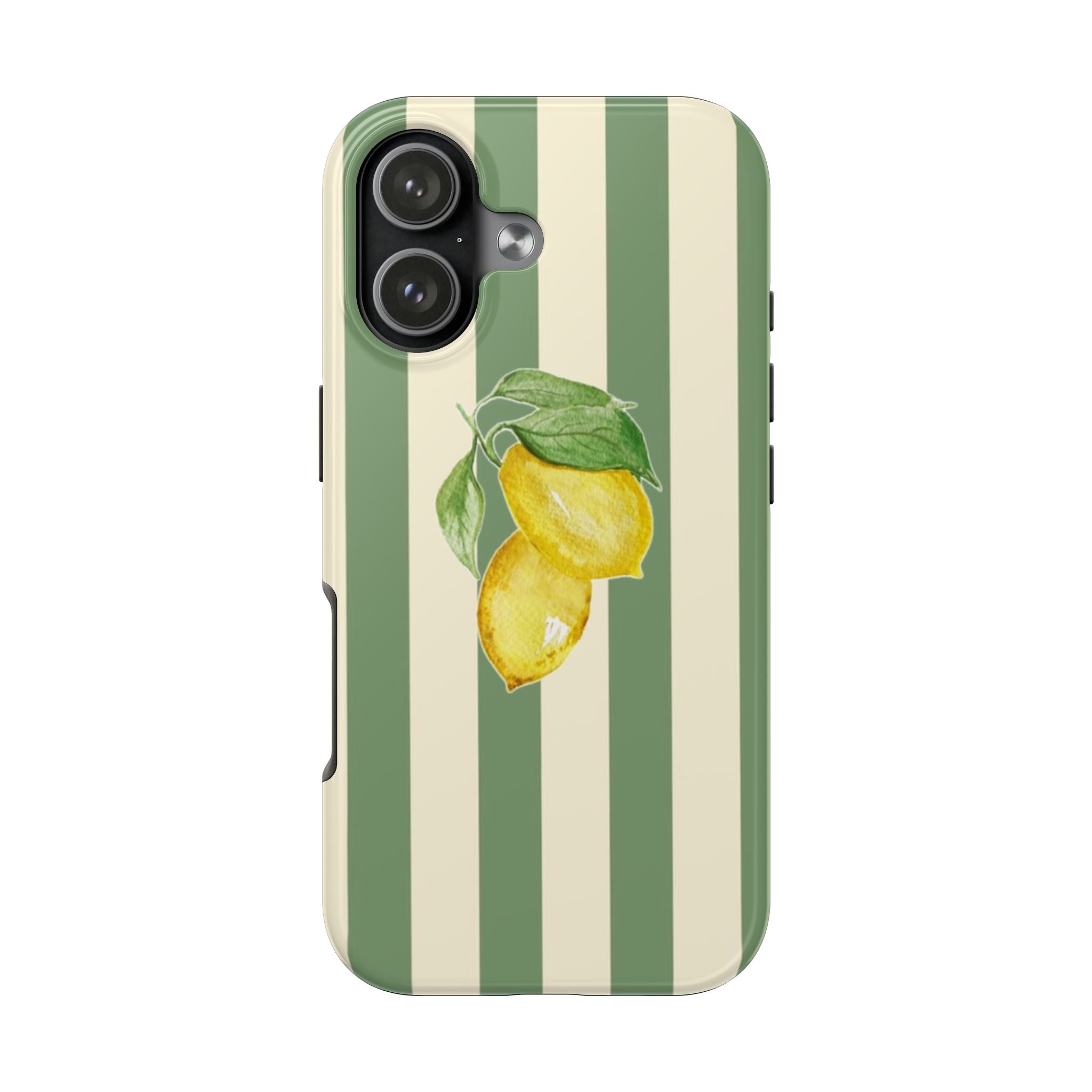 SICILY LIMONCELLO LEMON STRIPES PHONE CASE