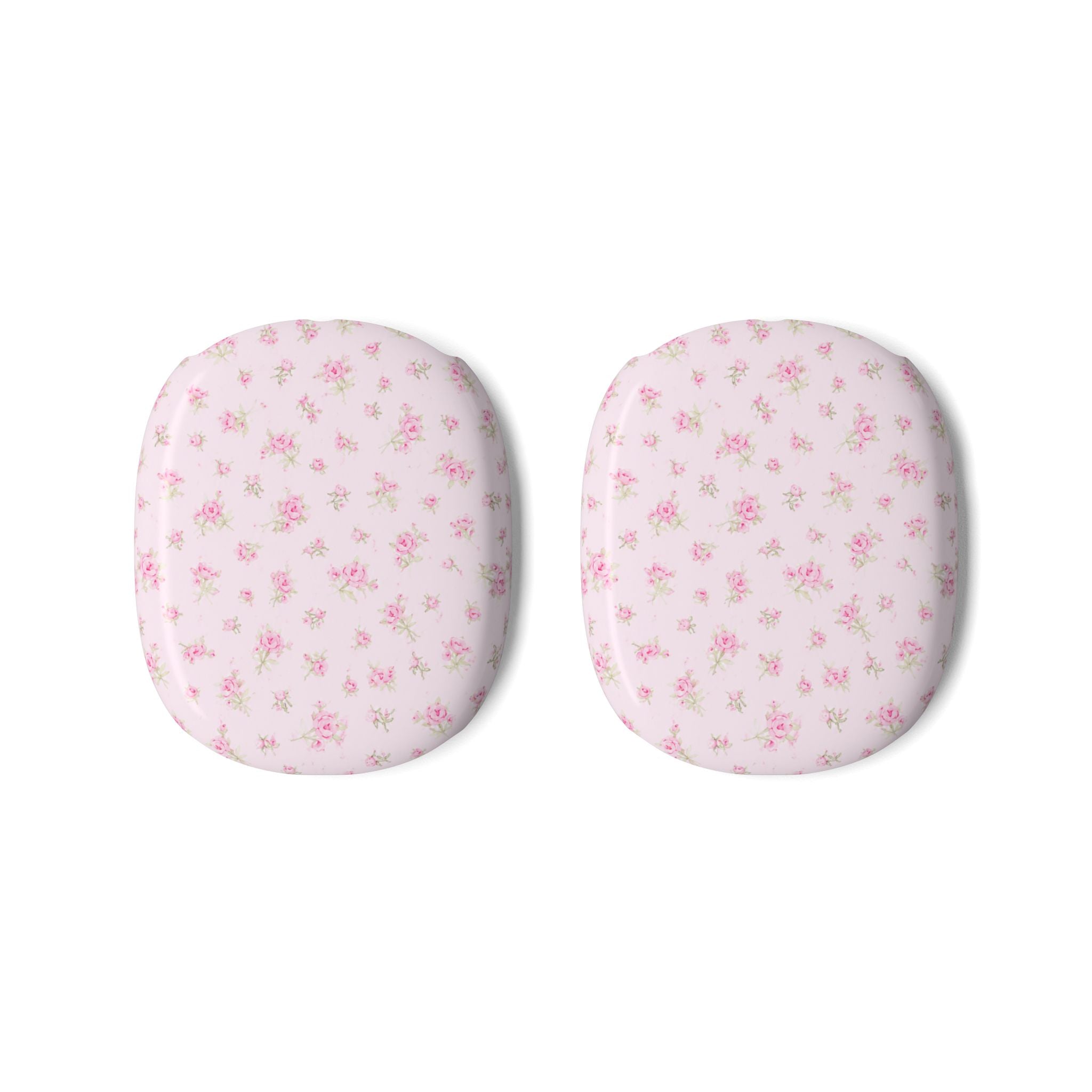 AirPods Max case covers in baby pink with small floral pattern