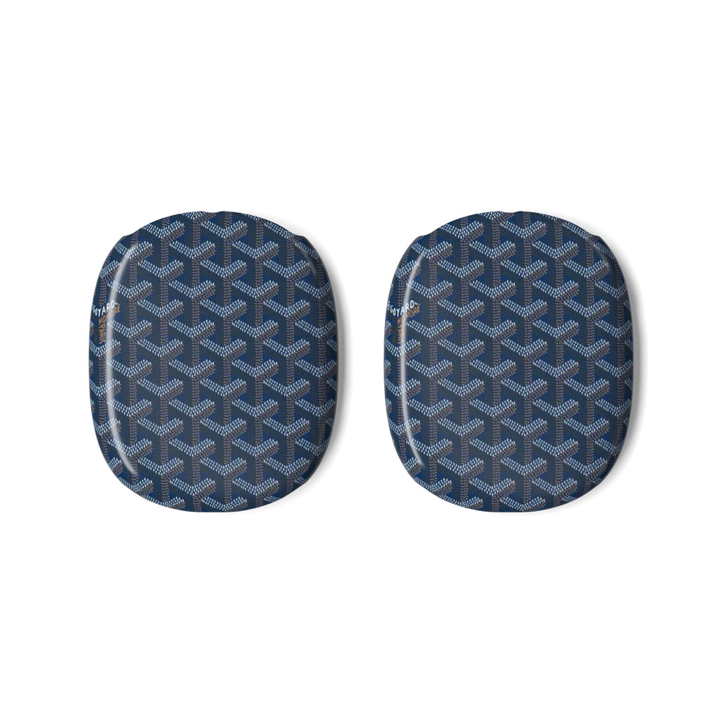 AirPods Max case covers, steel blue GOYARD pattern pads