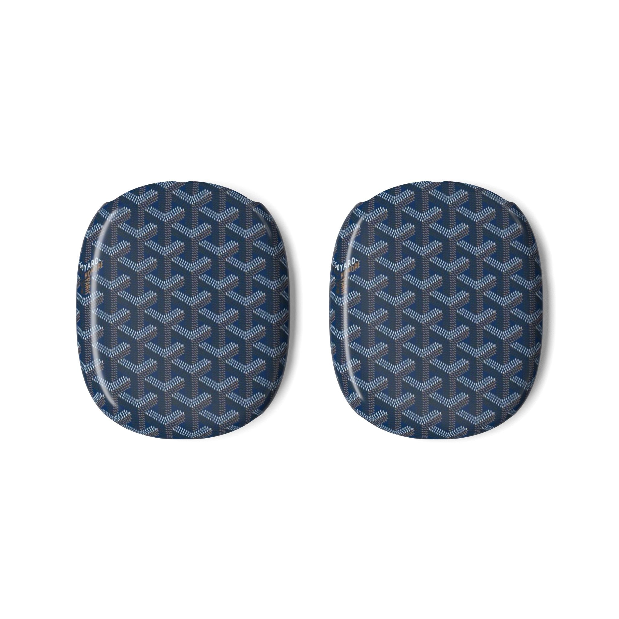 AirPods Max case covers, steel blue GOYARD pattern pads