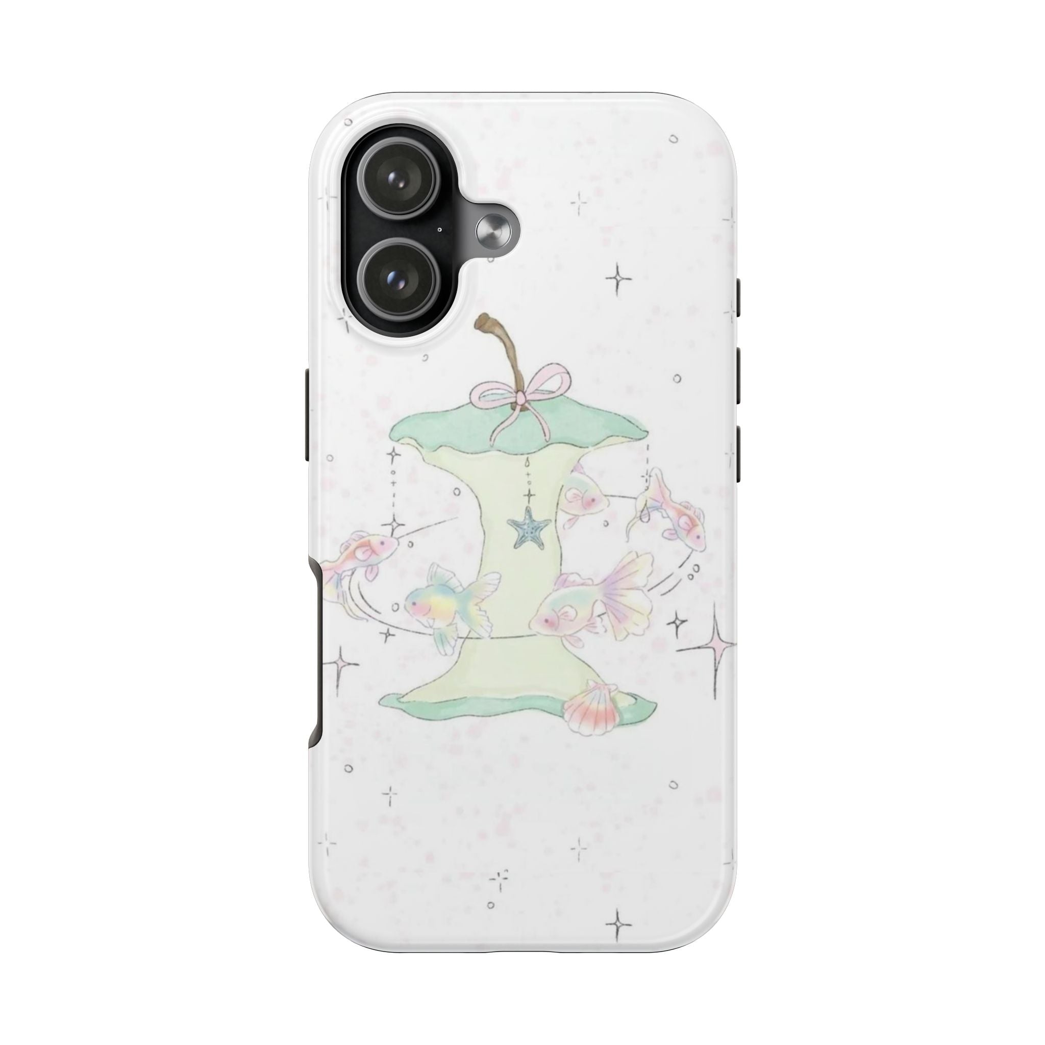 WHIMSY BUTTERFLY APPLE BITE PHONE CASE