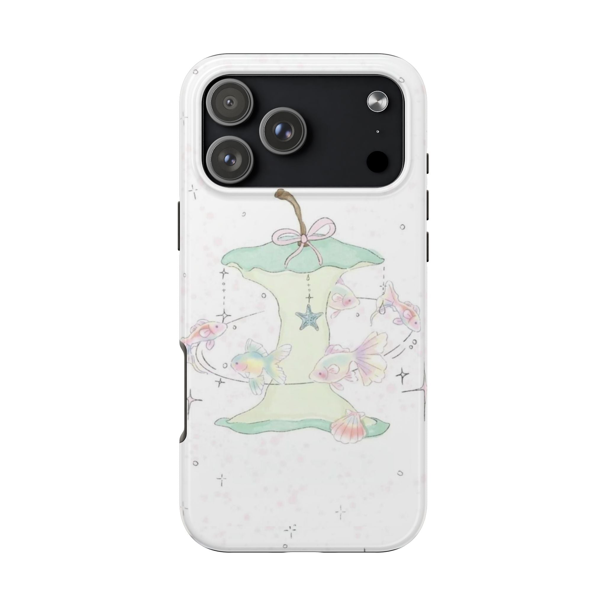 WHIMSY BUTTERFLY APPLE BITE PHONE CASE