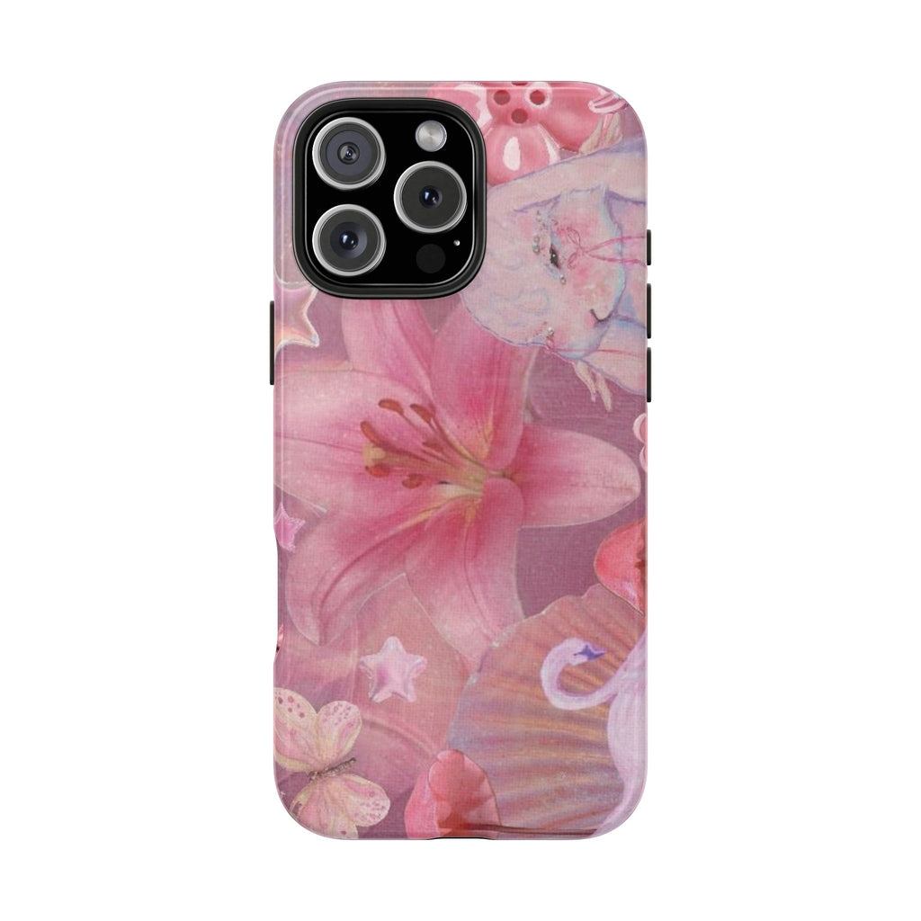 LILY WHIMSY FLOWER PHONE CASE