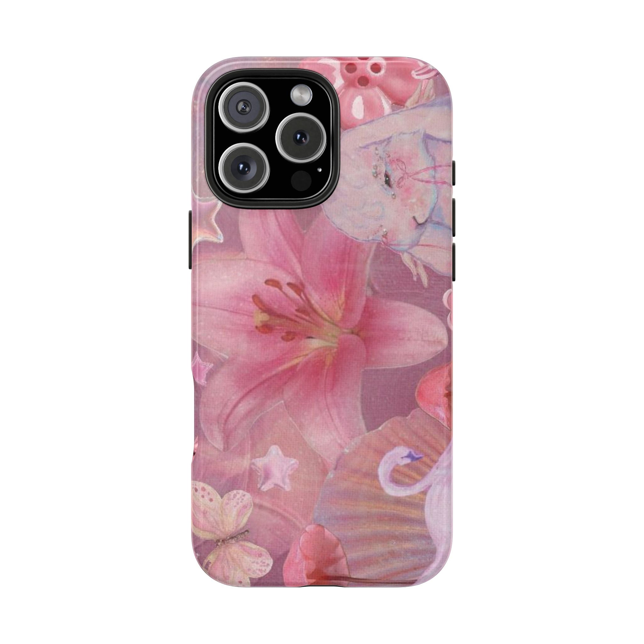 LILY WHIMSY FLOWER PHONE CASE